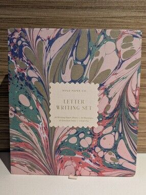 Rifle Paper Co. Floral Letter Writing Set - Pink, Green & Blue